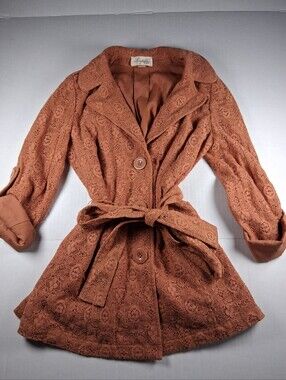 Boutique XXI Lace & Lined Style Blazer Size Small Petite